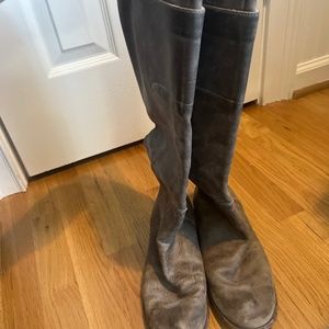 Grey tall Frye boots